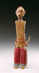 Männliche Figur (Liebespuppe) Potawatomi, 1800-60